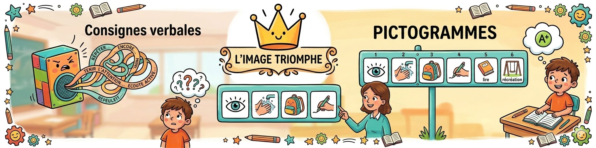 Consignes verbales vs pictogrammes : pourquoi l'image gagne-t-elle à tous les coups ? Image