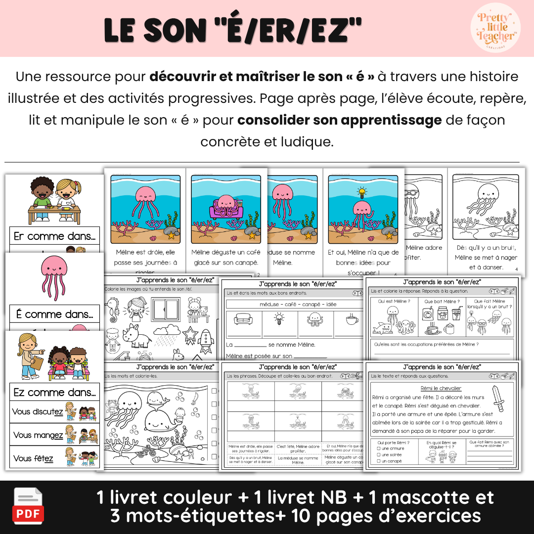Pack Sons composés fréquents : 9 livrets de lecture + exercices