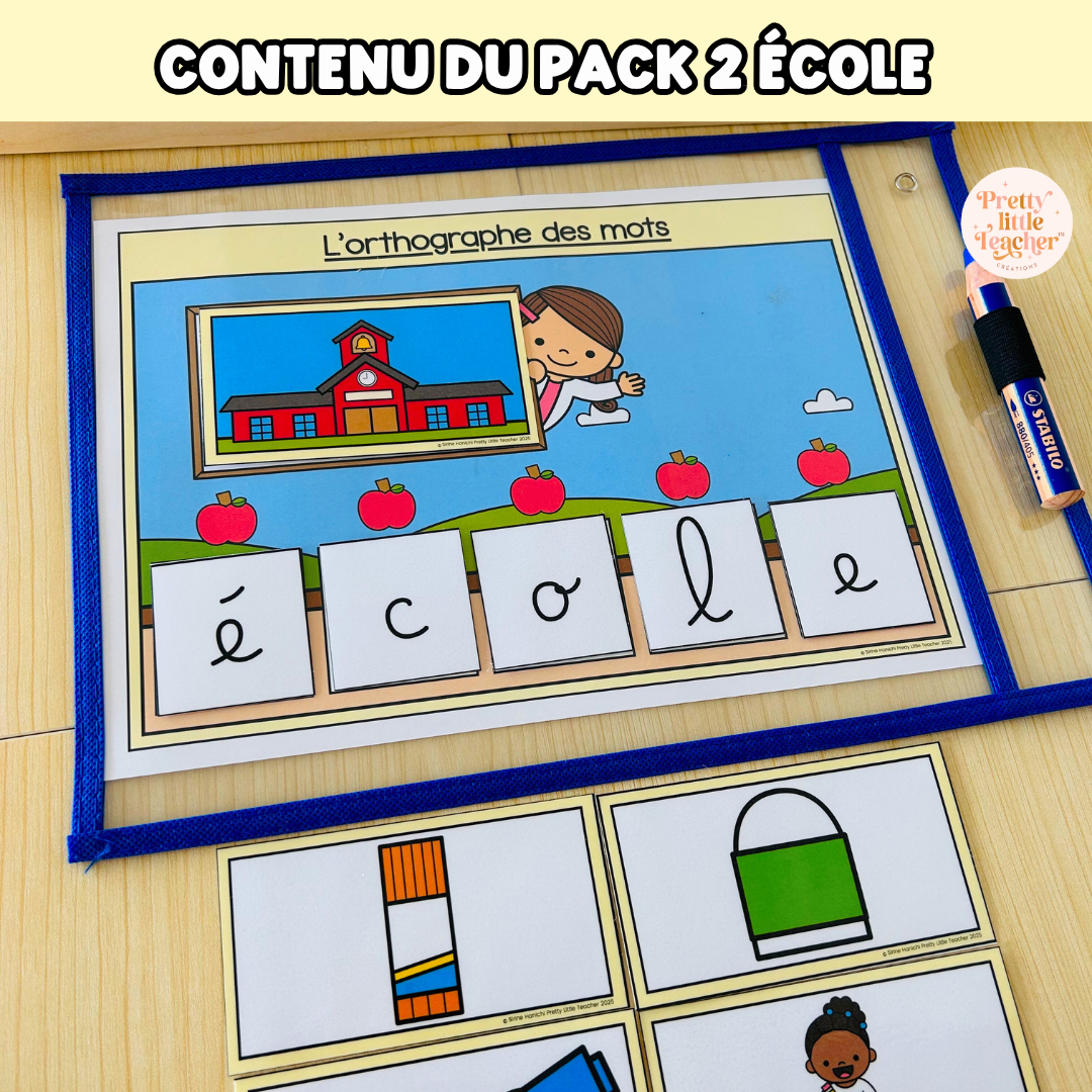 Pack 2 Français sur l'école