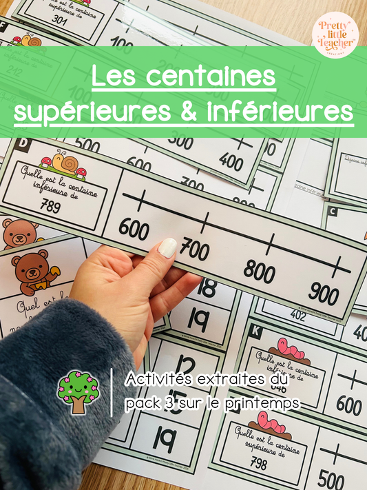 Les centaines supérieures & inférieures (3x)