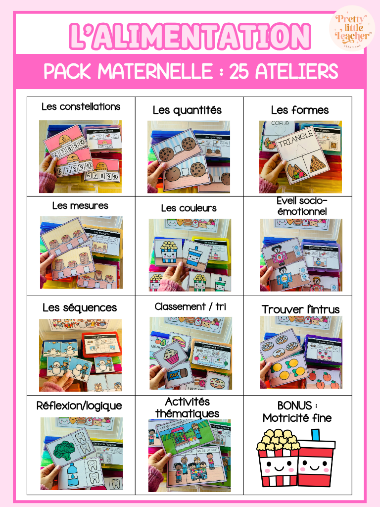 Pack Maternelle sur l'alimentation