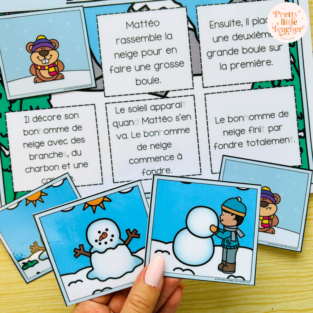Pack 2 Français sur l'hiver