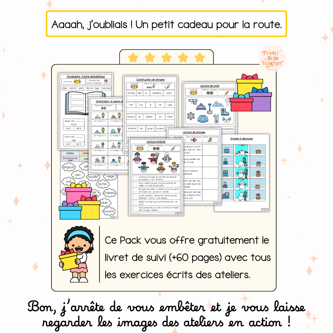 Tous les Packs 2 Français pour toute l'année