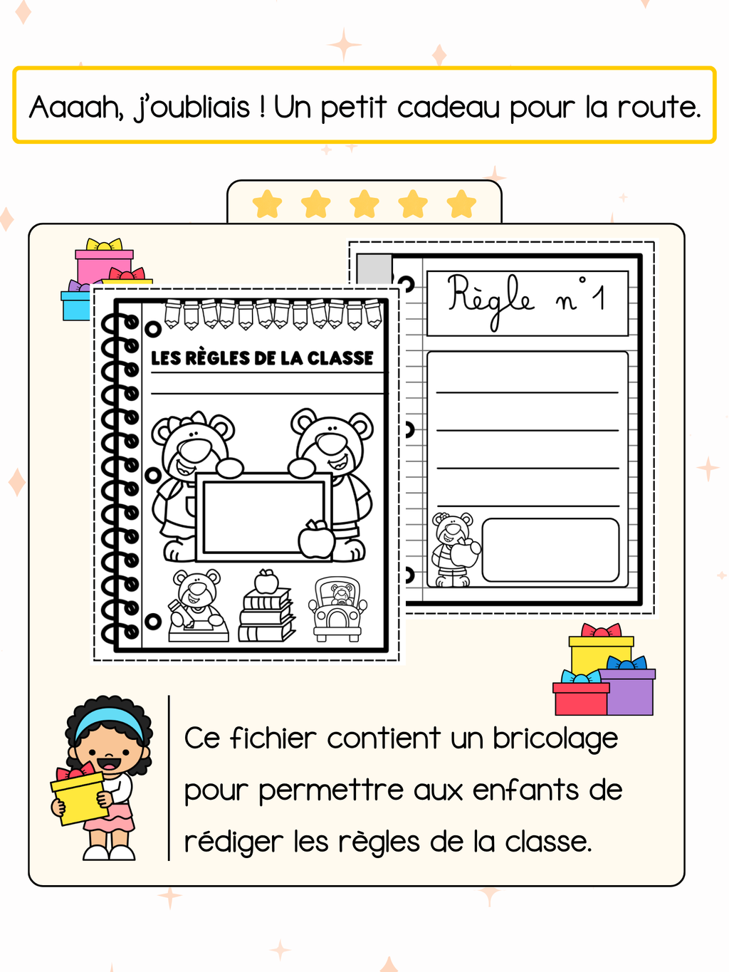 Lecture thème école : la rentrée des ours