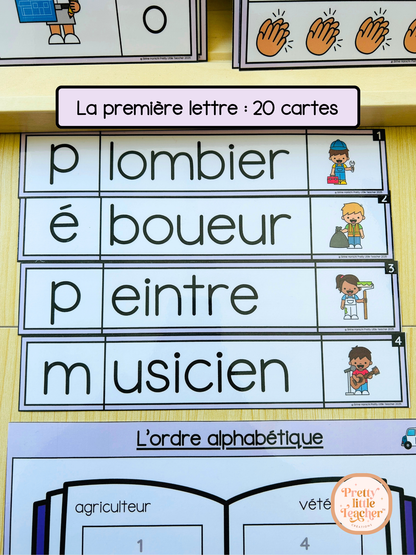 Mini Pack 1 Français sur les métiers