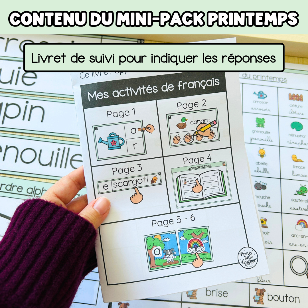 Tous les Mini Packs 1 Français pour toute l'année