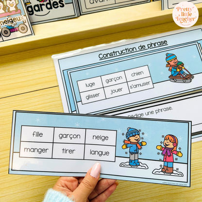 Pack 2 Français sur l'hiver