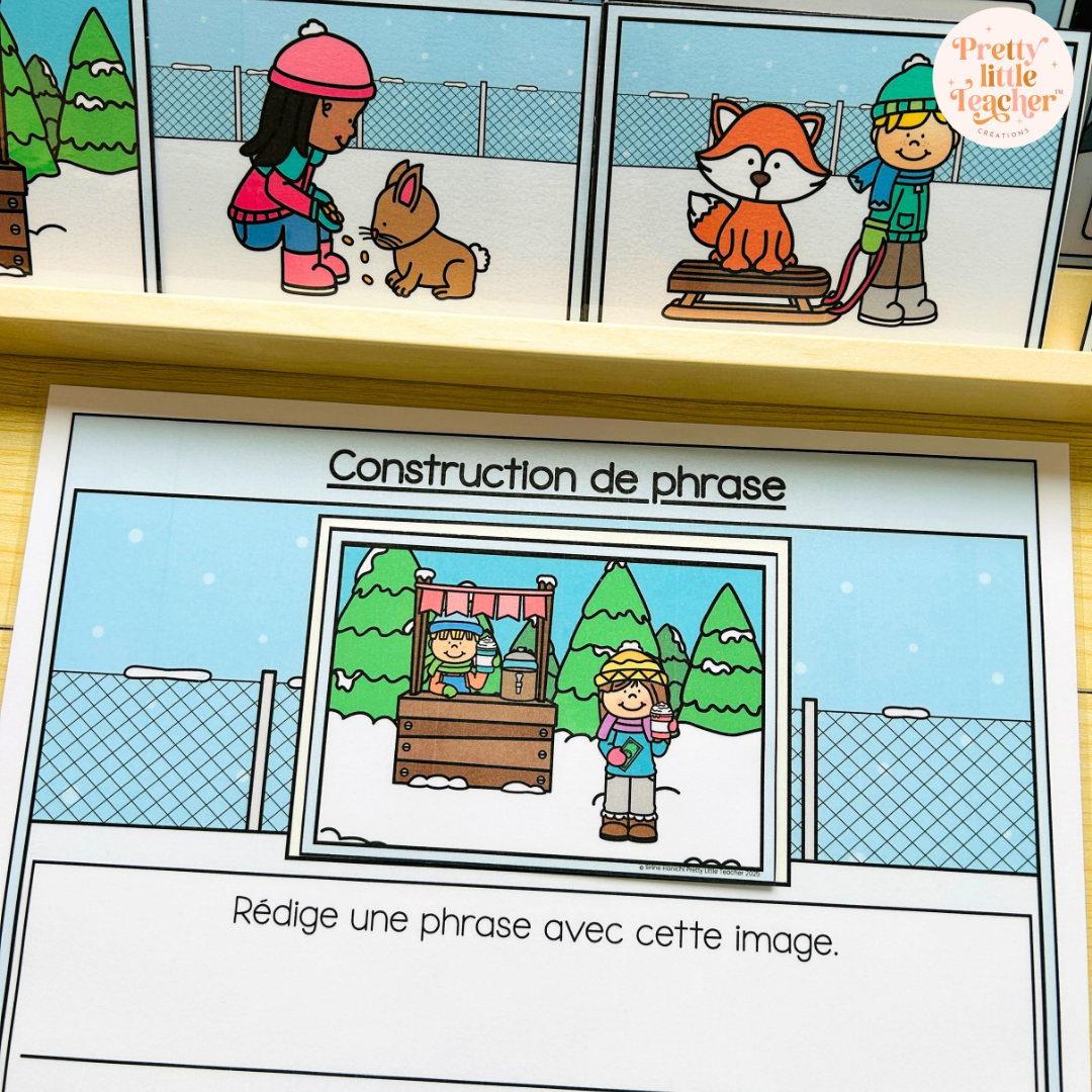 Pack 2 Français sur l'hiver