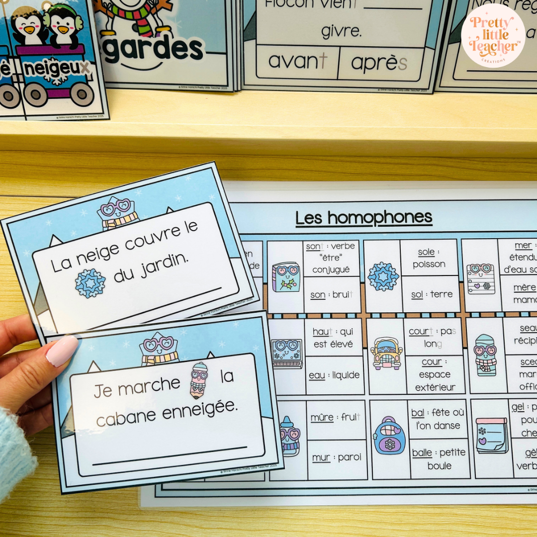 Pack 2 Français sur l'hiver