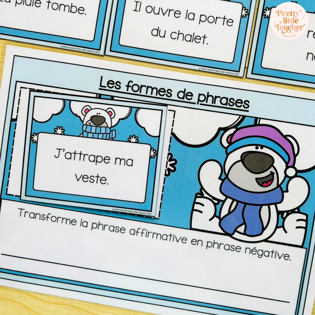 Pack 2 Français sur l'hiver