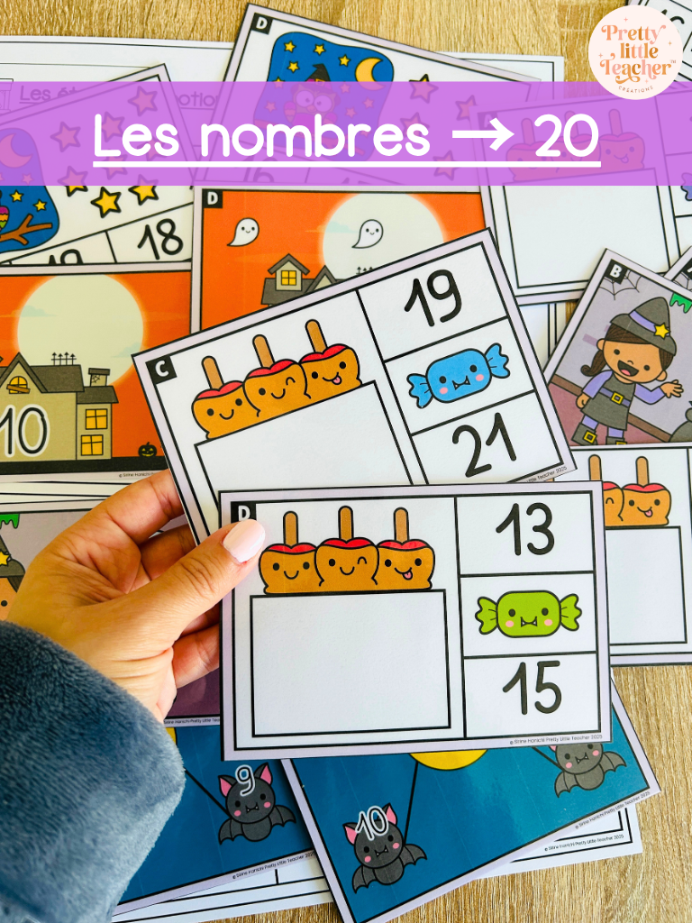 Les nombres de 11 à 20 (x8)