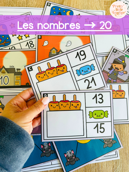 Les nombres de 11 à 20 (x8)