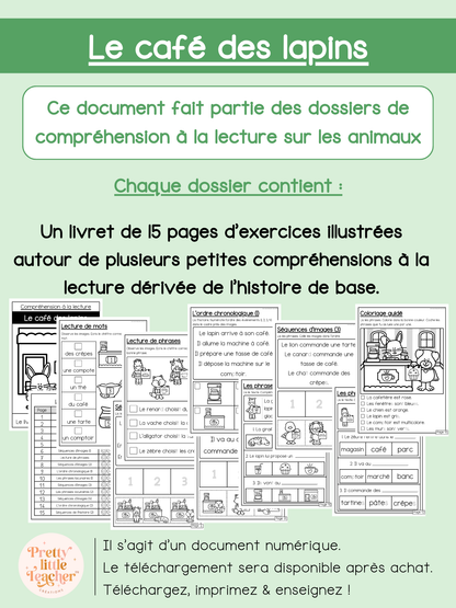Le café des lapins (lecture)