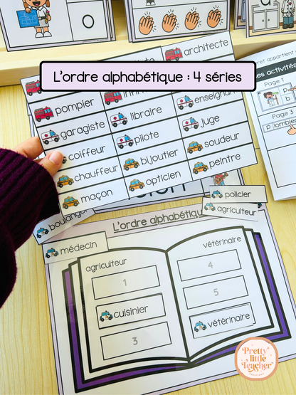 Mini Pack 1 Français sur les métiers