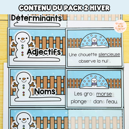 Tous les Packs 2 Français pour toute l'année
