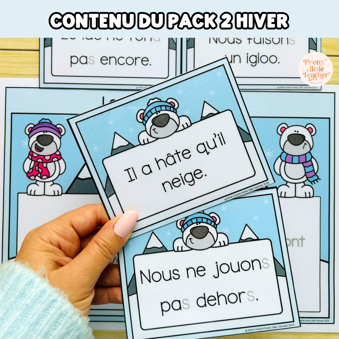 Tous les Packs 2 Français pour toute l'année