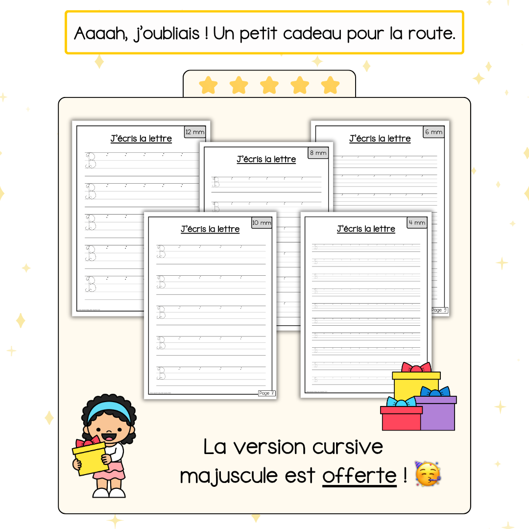 Livrets : j'apprends à écrire progressivement en cursif