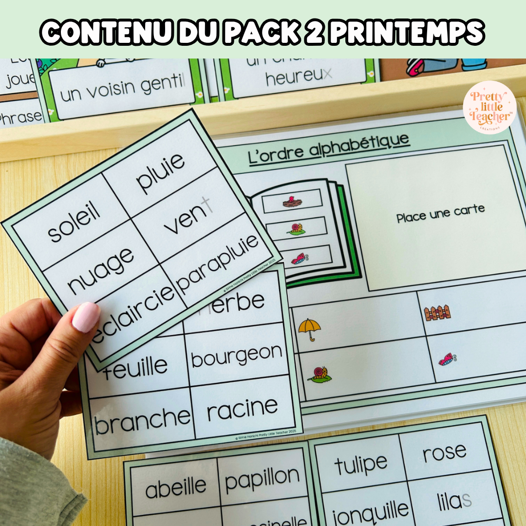 Tous les Packs 2 Français pour toute l'année