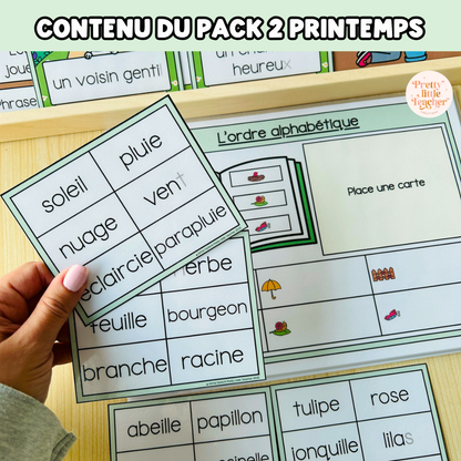 Tous les Packs 2 Français pour toute l'année