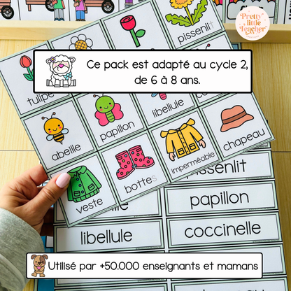 Pack 2 Français sur le printemps