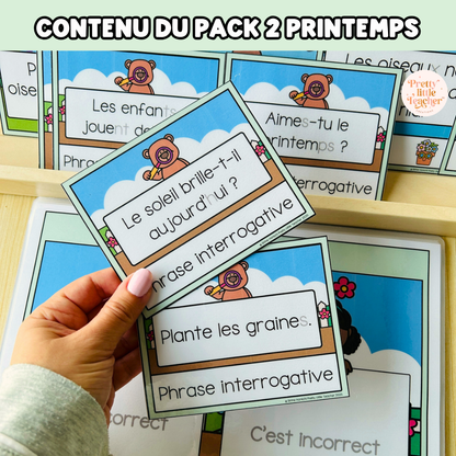 Tous les Packs 2 Français pour toute l'année