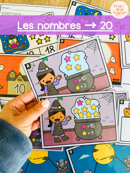 Les nombres de 11 à 20 (x8)