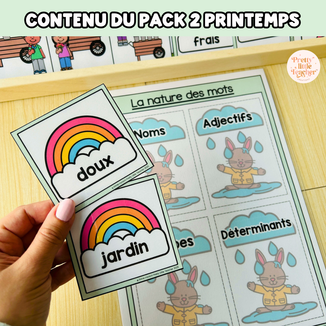 Tous les Packs 2 Français pour toute l'année
