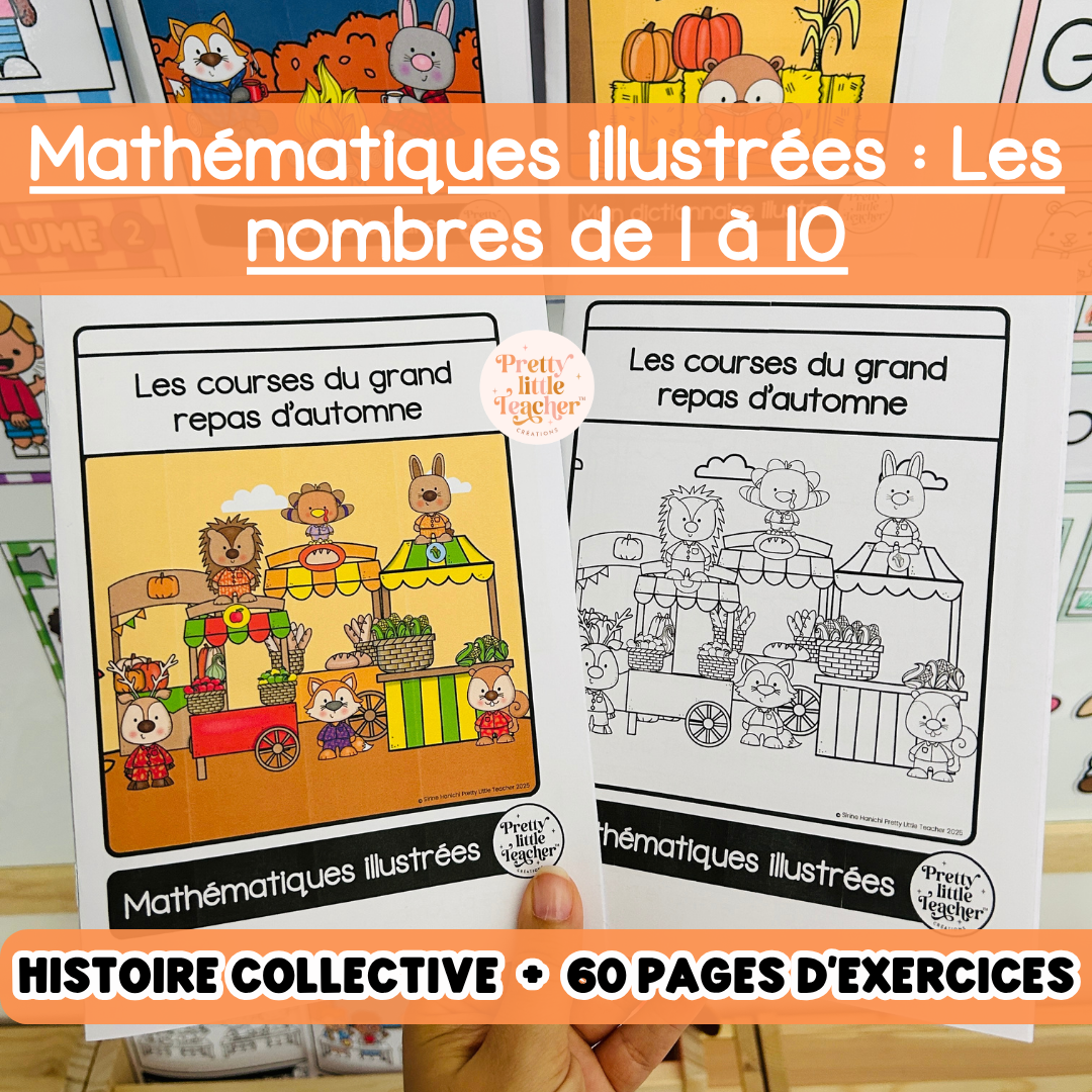 Mathématiques illustrées : compter de 1 à 10