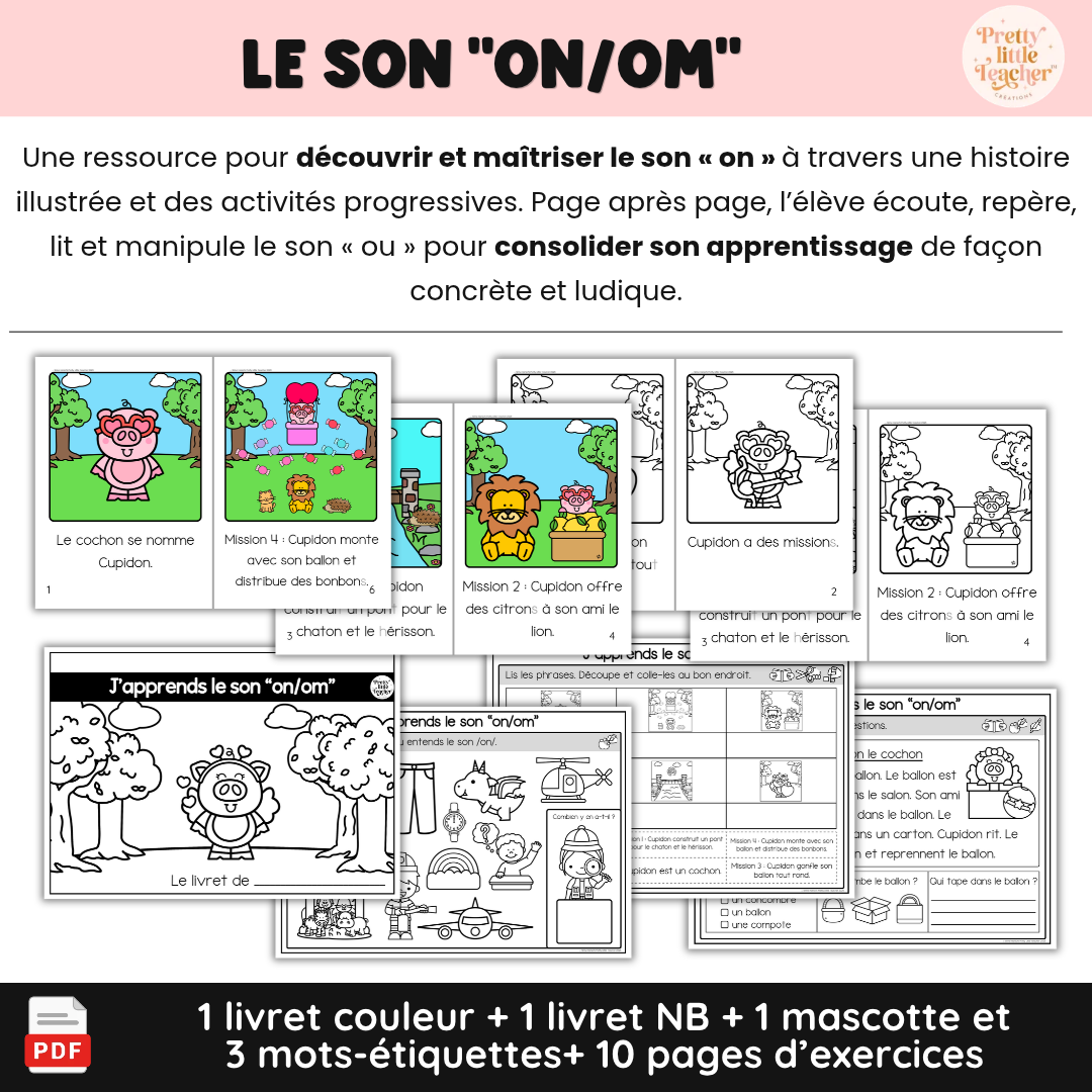 Le son on/om (lecture + exercices)
