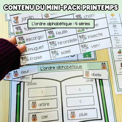 Tous les Mini Packs 1 Français pour toute l'année