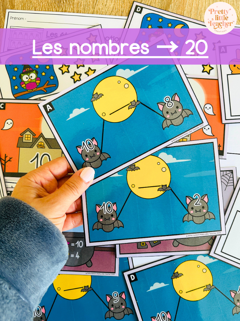 Les nombres de 11 à 20 (x8)