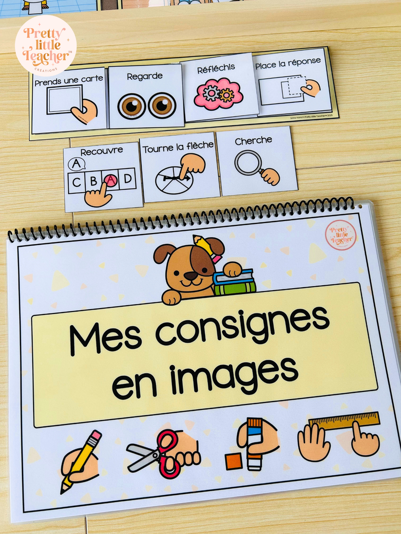 Les consignes en images - pictogrammes – Pretty Little Teacher