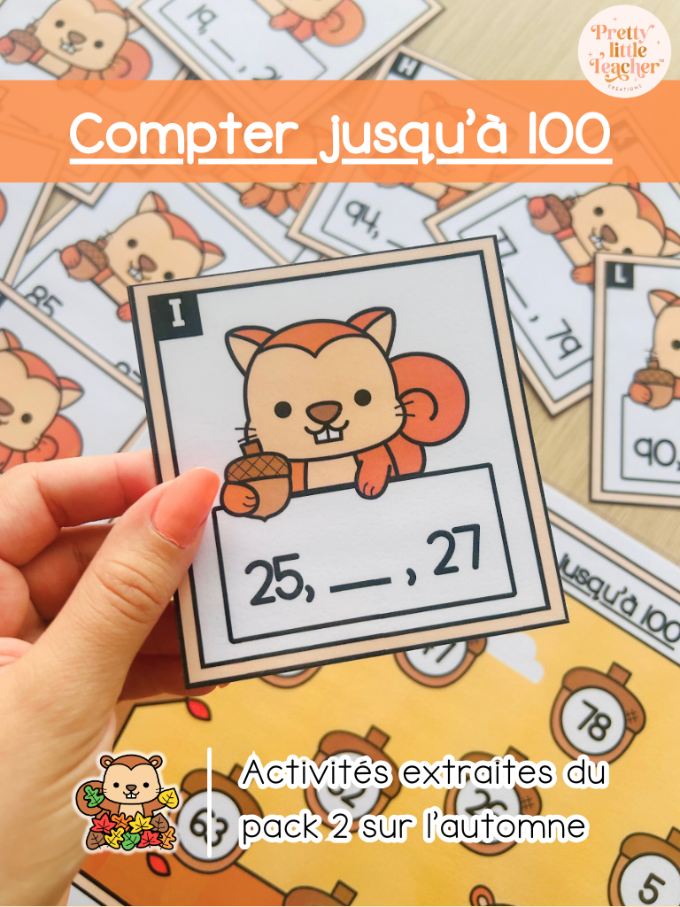Les nombres jusqu'à 100 (3x)