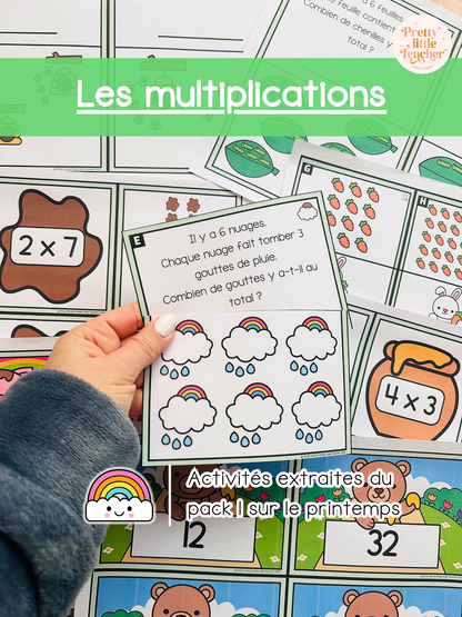 Les multiplications : initiation (3x)