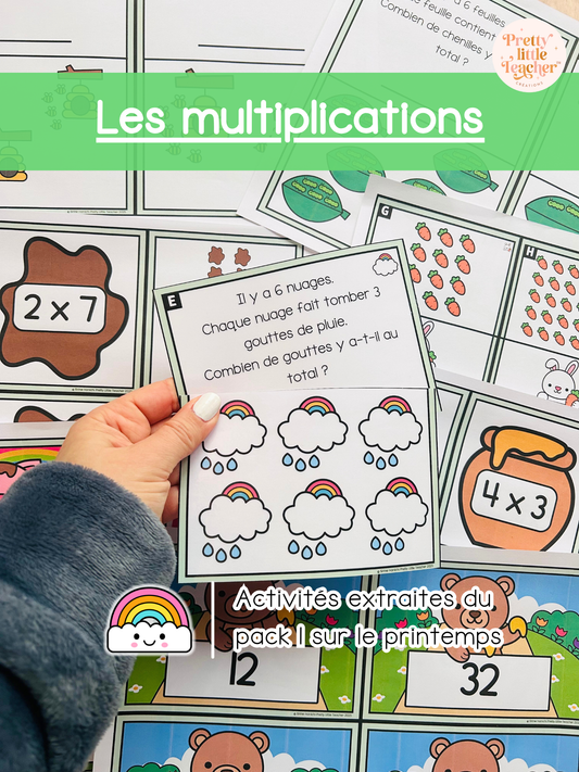 Les multiplications : initiation (3x)