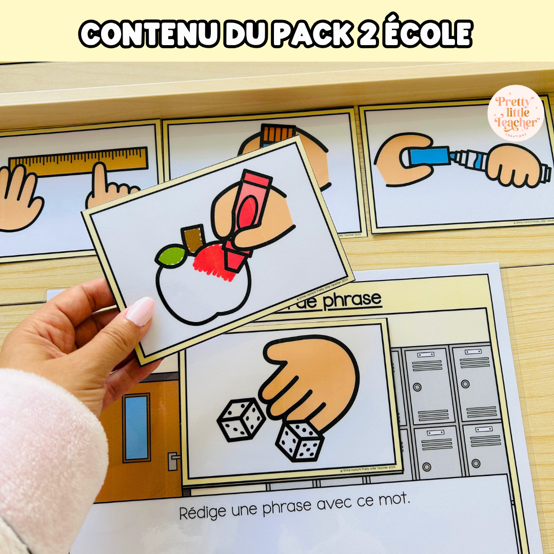 Pack 2 Français sur l'école