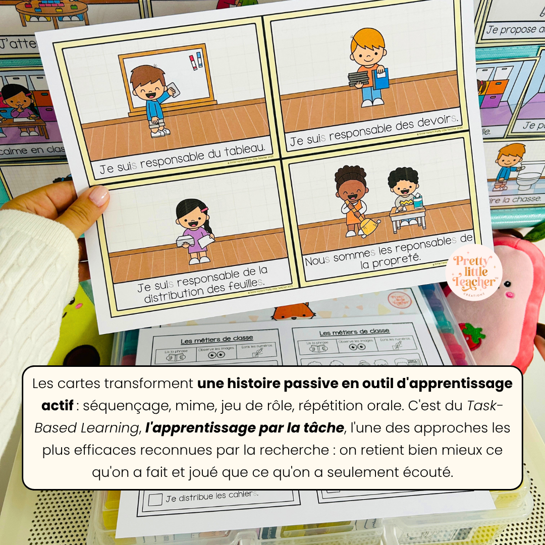 Lecture : Les métiers en classe