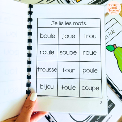 Apprendre à lire les syllabes, mots et phrases (20 livrets de sons composés)