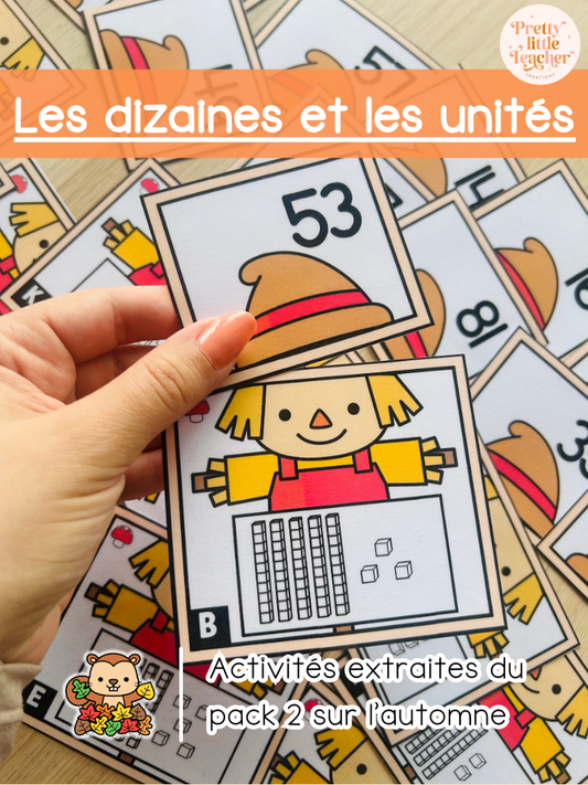 Les dizaines et les unités (> 100) (3x)