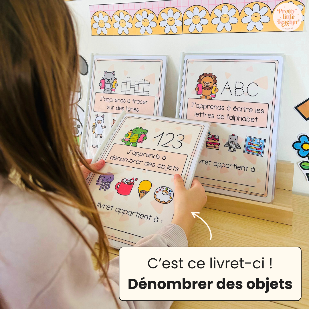 Pack de 4 livrets d'activités pour la maternelle : écrire, dénombrer et tracer