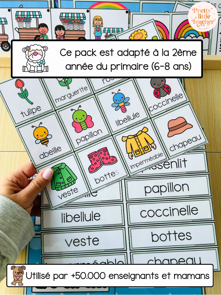 Pack 2 Français sur le printemps