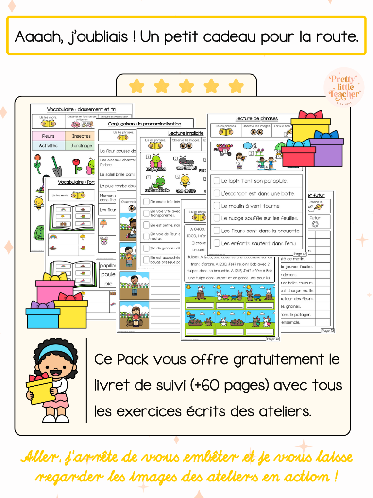 Pack 2 Français sur le printemps