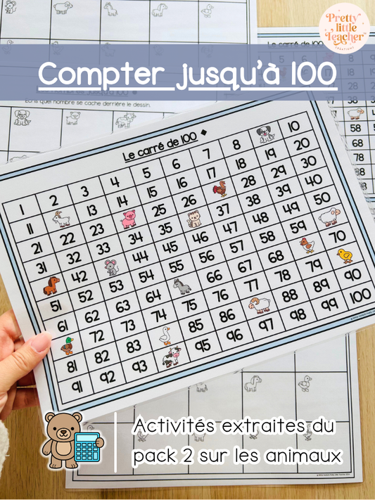 Les nombres jusqu'à 100 (3x)