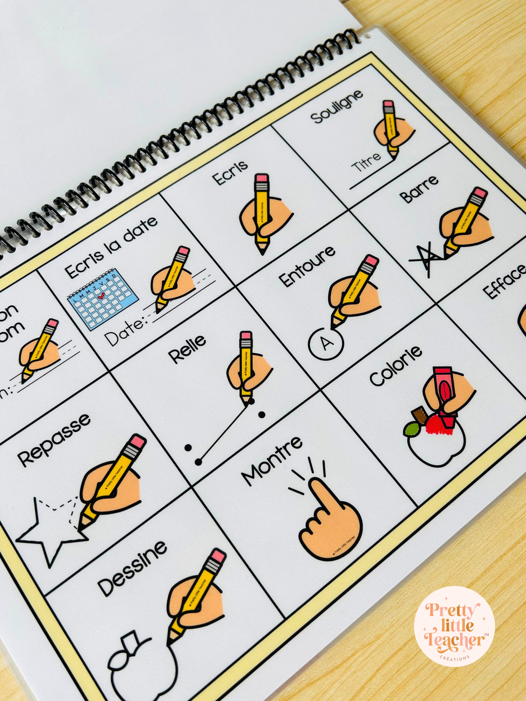 Les consignes en images - pictogrammes