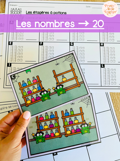 Les nombres de 11 à 20 (x8)