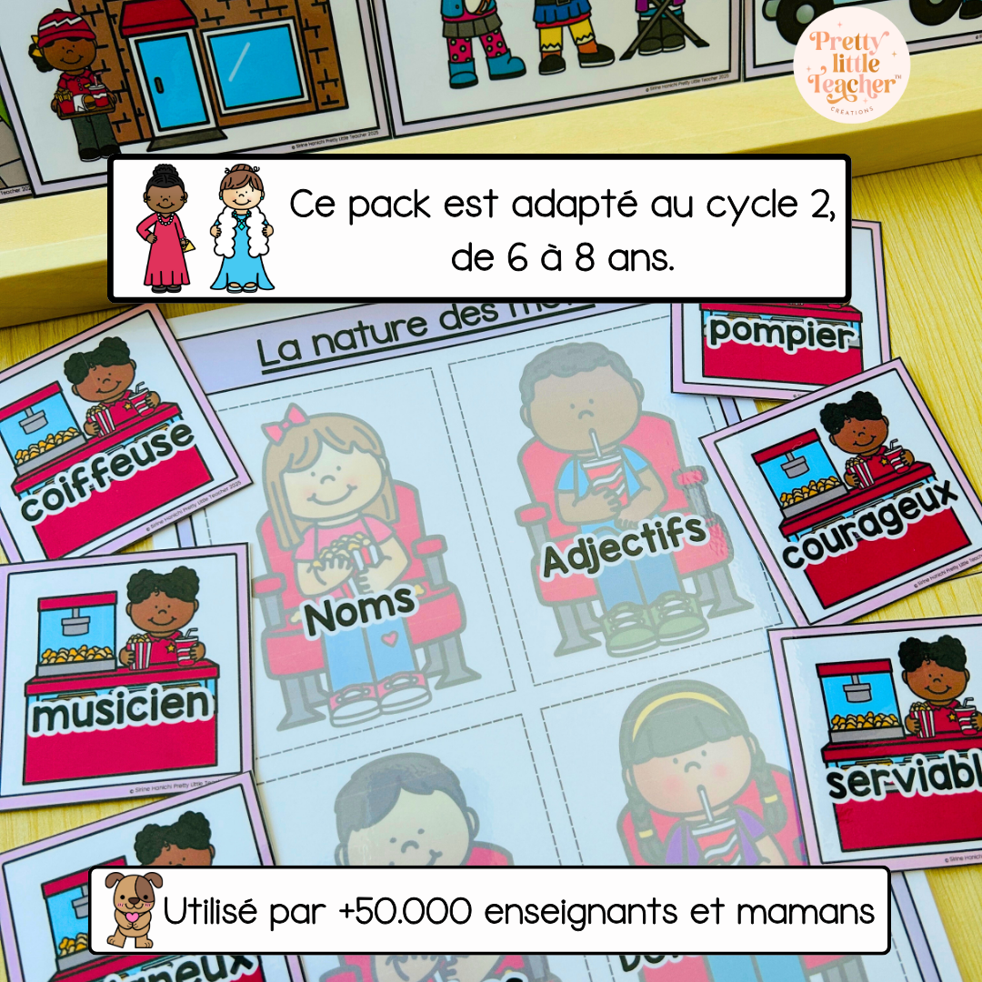 Pack 2 Français sur les métiers