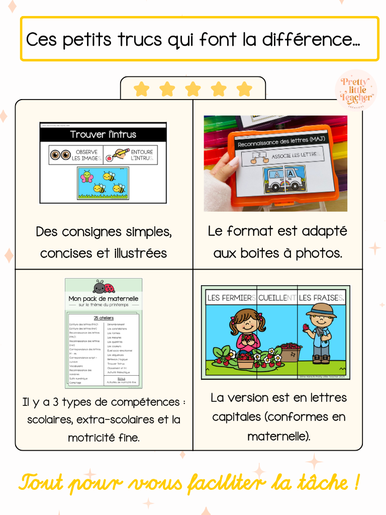 Pack Maternelle sur le printemps