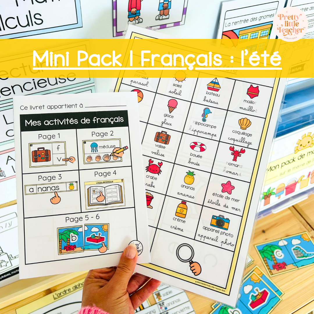 Mini Pack 1 Français sur l'été