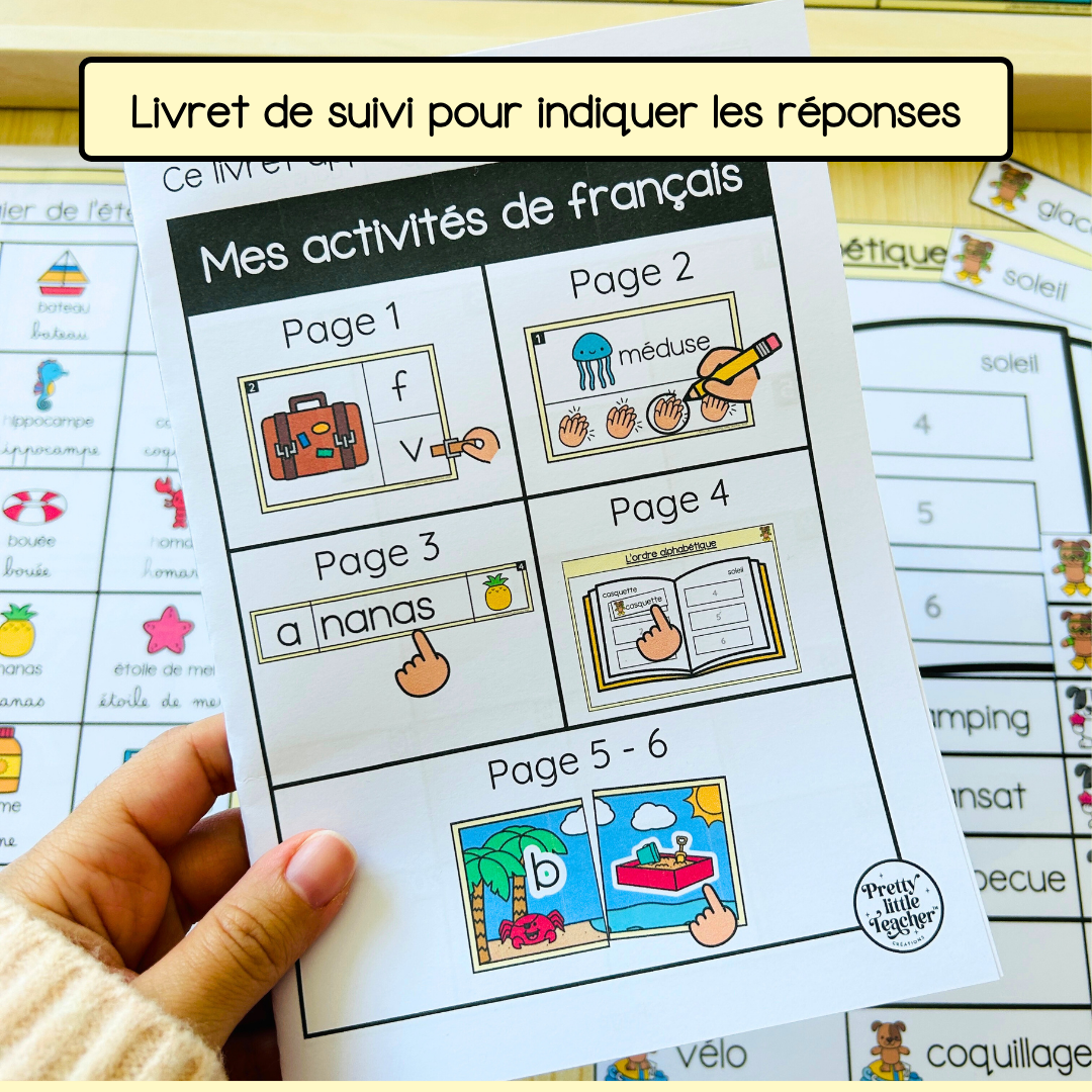 Mini Pack 1 Français sur l'été