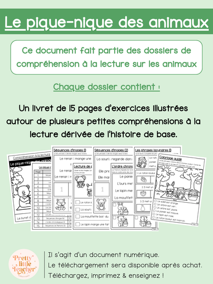 Le pique-nique des animaux (lecture)